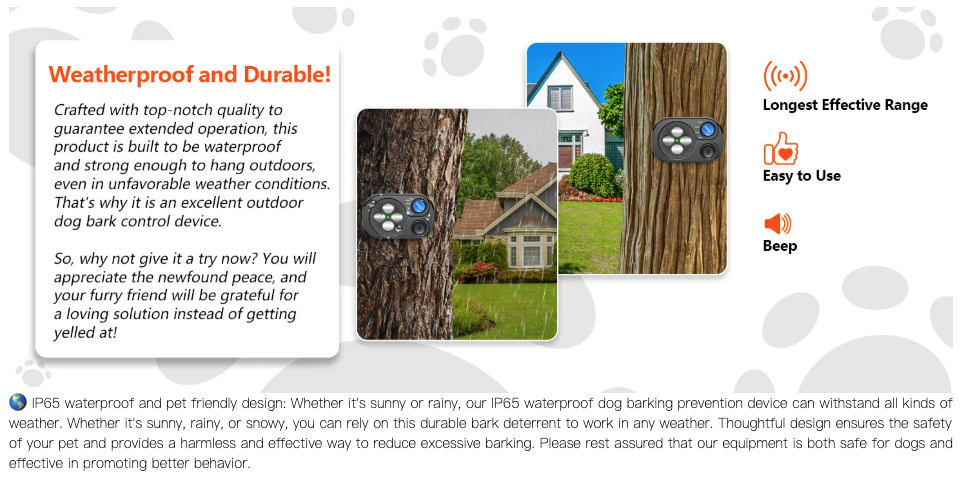 Ultrasonic Barking Stop Device, Dog Driving Device, Noise Prevention Training Device, Automatic Dog Barking Stop Device Ultrasonic Anti Barking Device