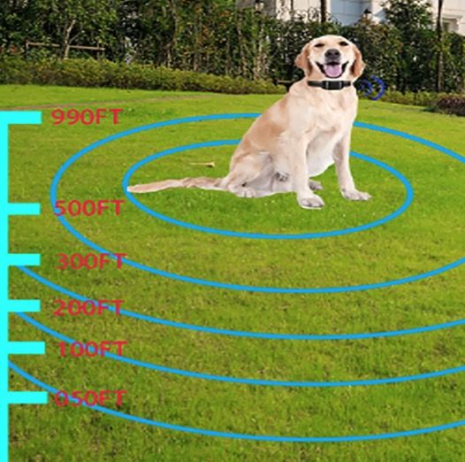 Pet Wireless Electronic Fence Smart Dog Training Device Two-in-One Ergonomic Anti-Barking Collar 2025